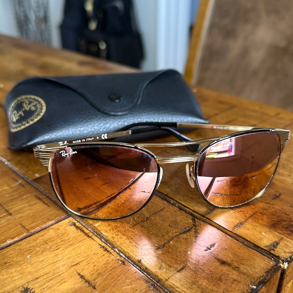 Ray-Ban Signet 55-19 pink sunglasses